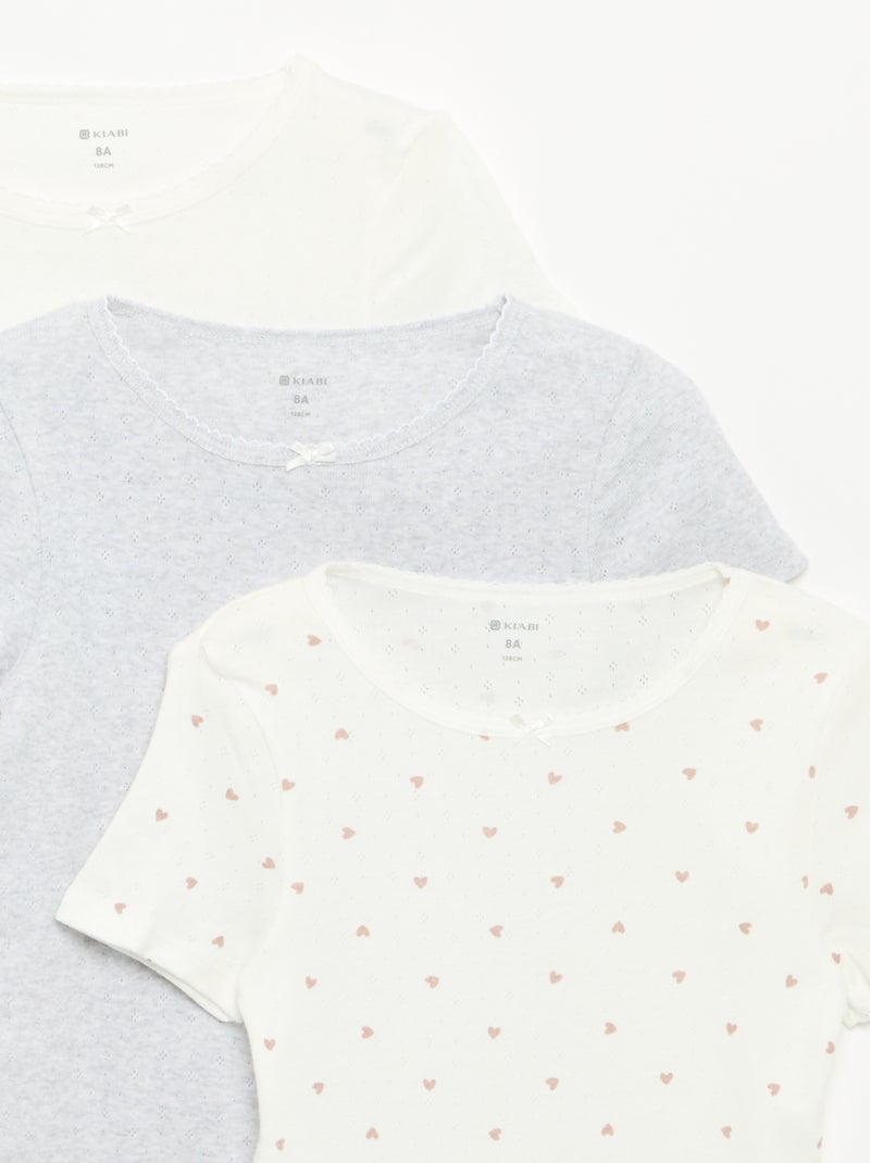 Set di 3 t-shirt Beige - Kiabi