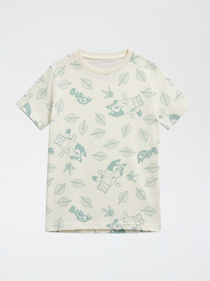 Set di 3 t-shirt 'Bluey' a maniche corte in cotone Bianco - Kiabi