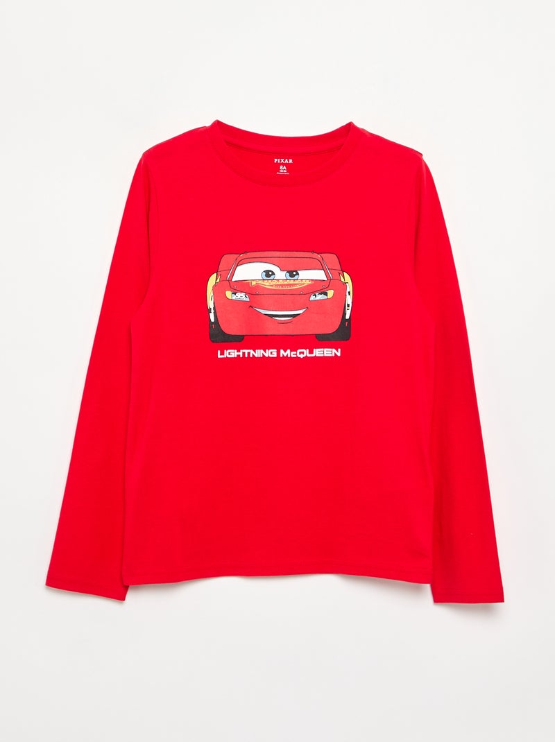 Set di 3 T-shirt \'Disney\' a maniche lunghe Rosso - Kiabi
