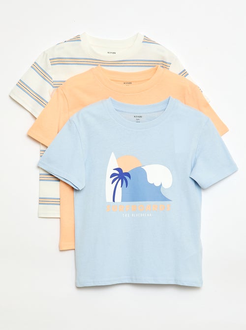 Set di 3 t-shirt in cotone - Kiabi Set di 3 t-shirt in cotone - Kiabi