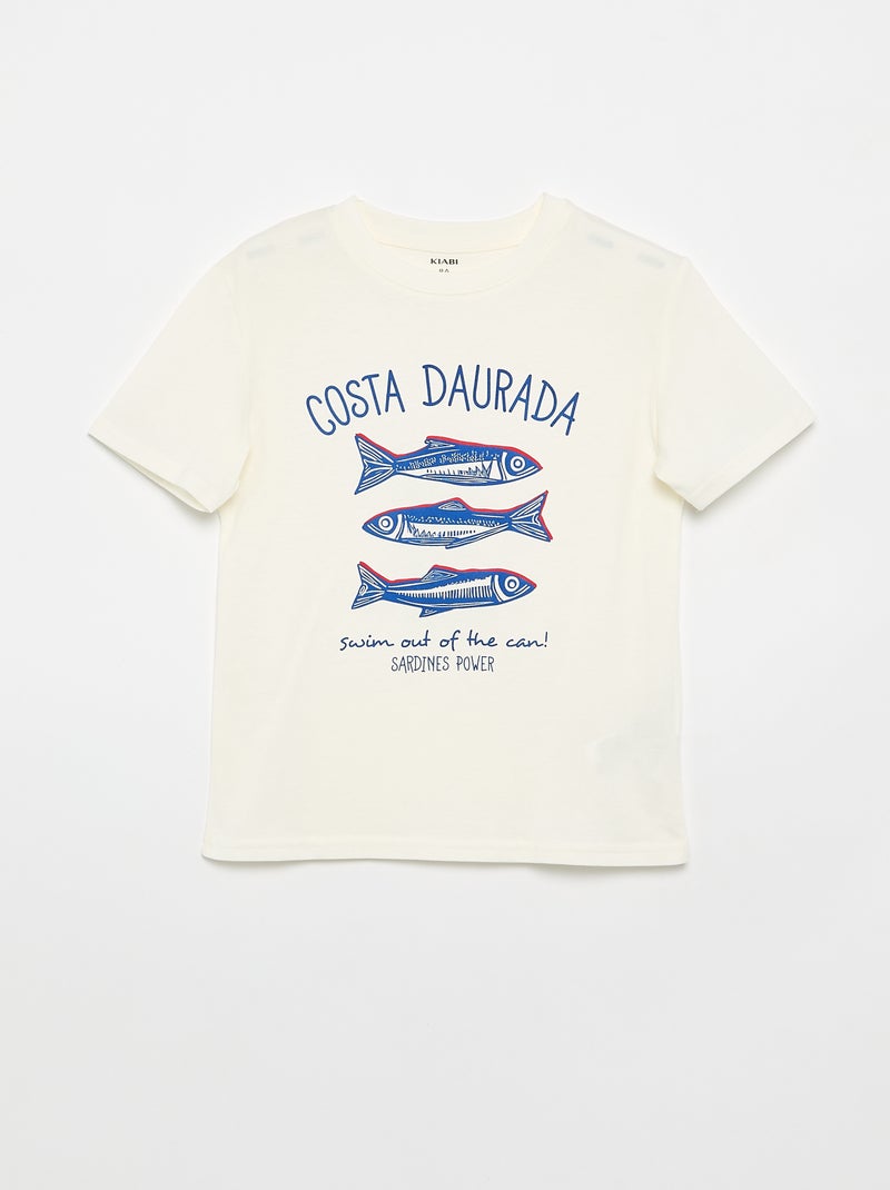 Set di 3 t-shirt in cotone Bianco - Kiabi