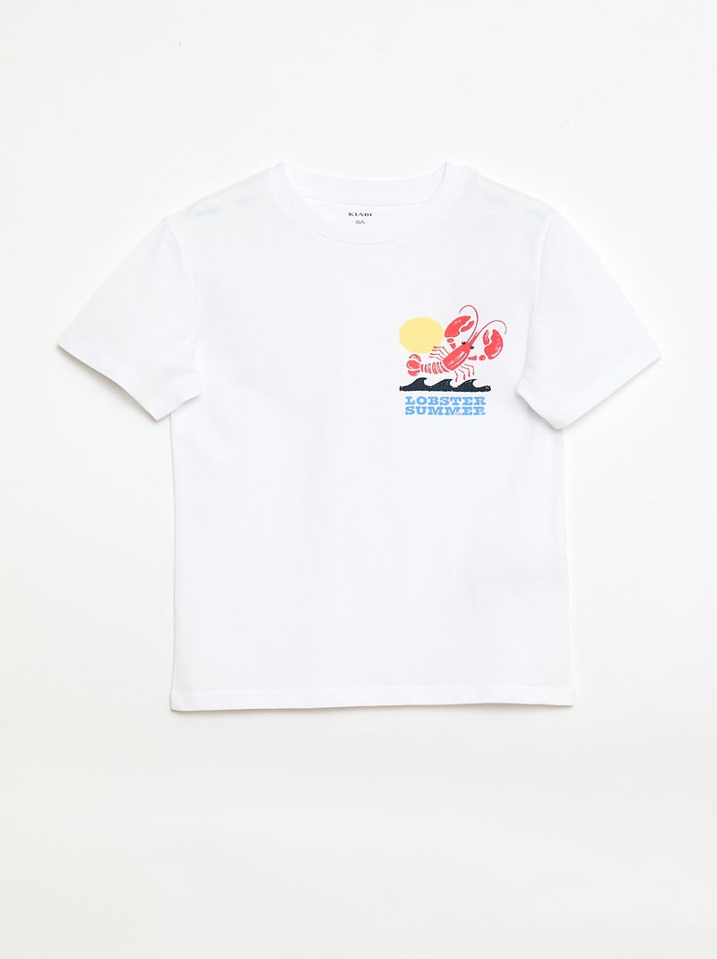 Set di 3 t-shirt in cotone Bianco - Kiabi