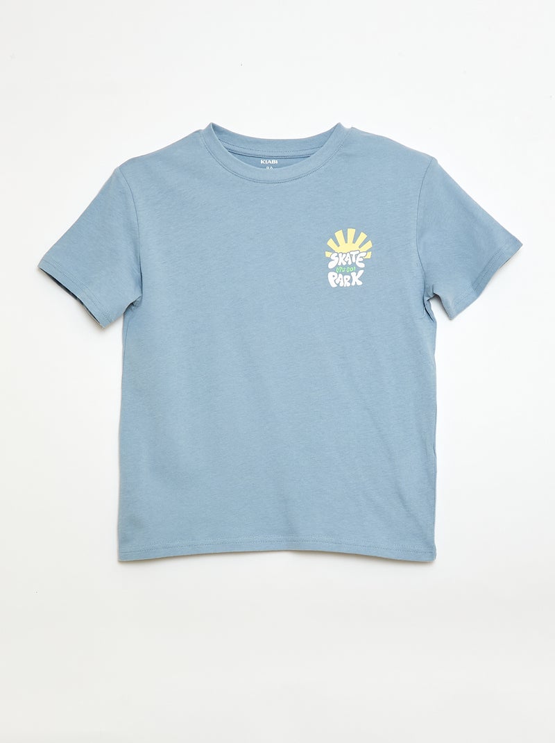 Set di 3 t-shirt in cotone Blu - Kiabi