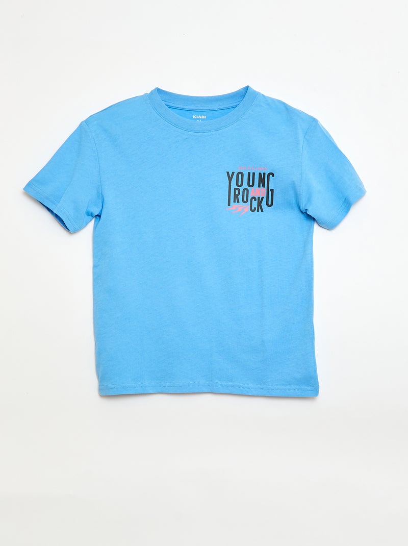 Set di 3 t-shirt in cotone Blu - Kiabi