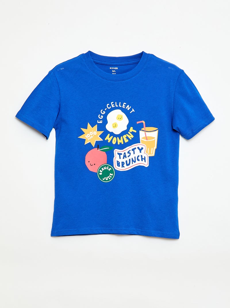 Set di 3 t-shirt in cotone Blu - Kiabi