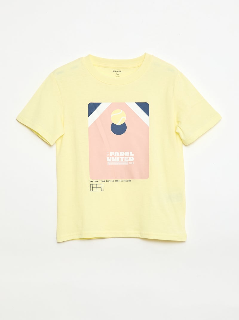 Set di 3 t-shirt in cotone Giallo - Kiabi