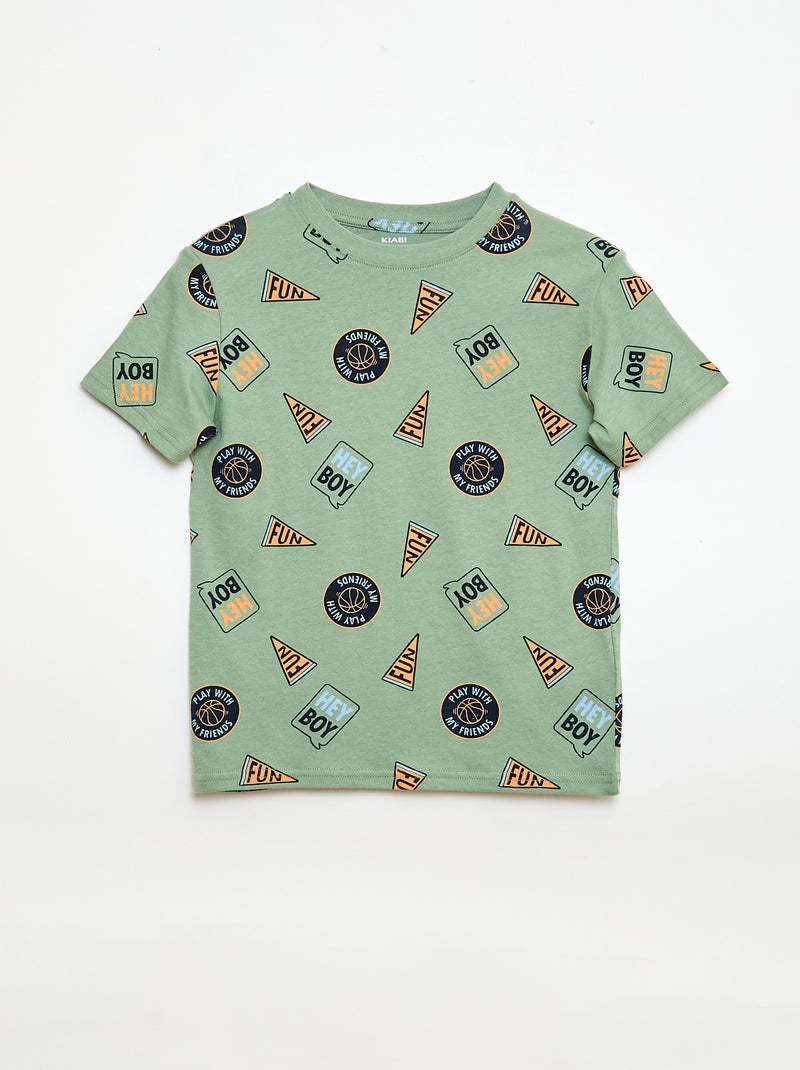 Set di 3 t-shirt in cotone Giallo - Kiabi