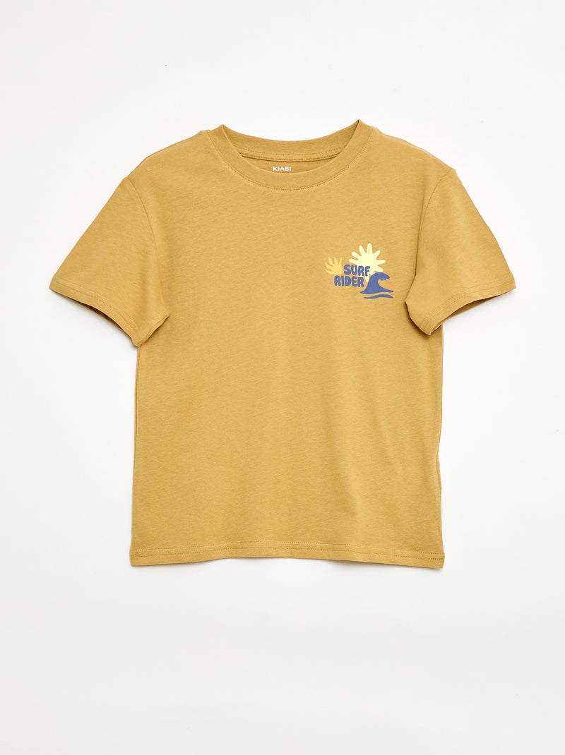 Set di 3 t-shirt in cotone Giallo - Kiabi