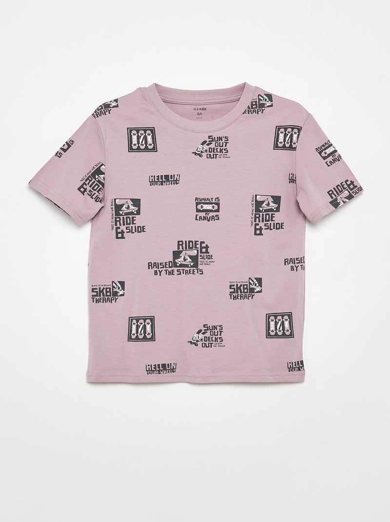 Set di 3 t-shirt in cotone Grigio - Kiabi