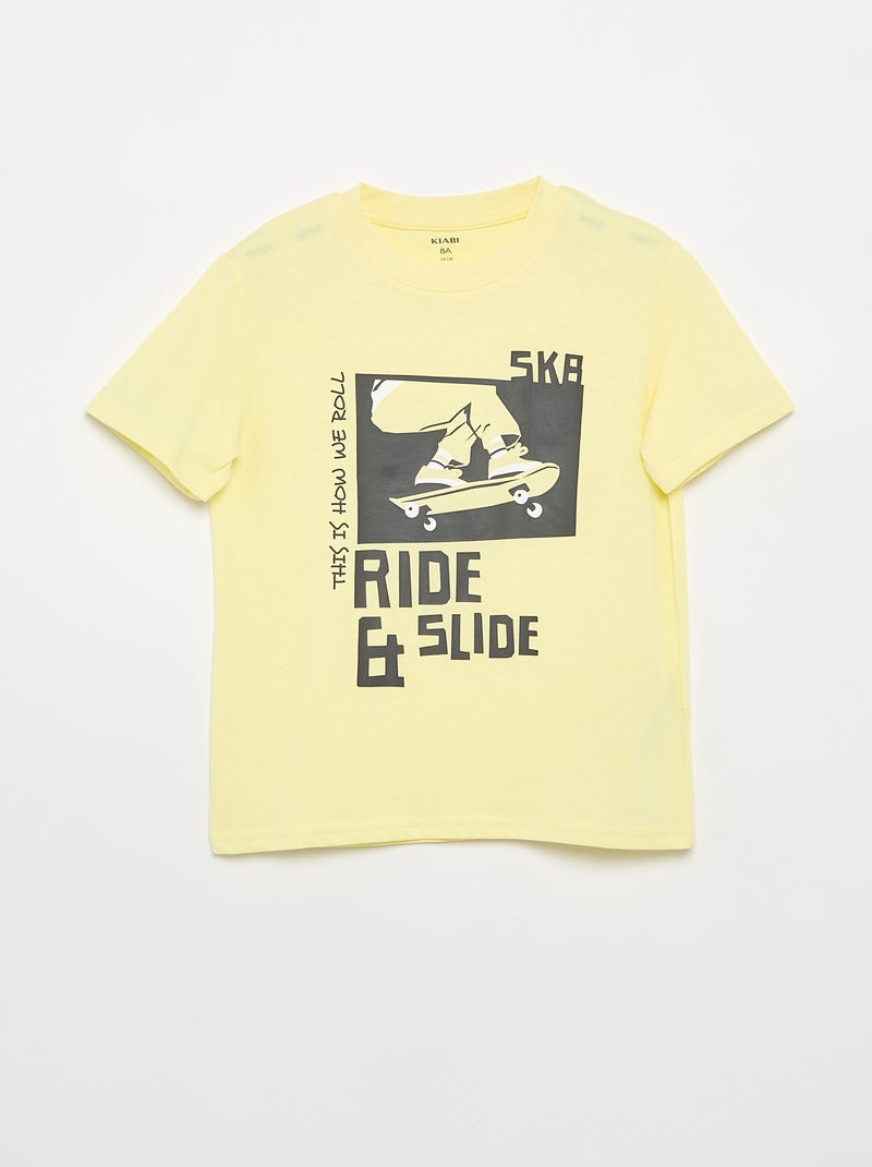 Set di 3 t-shirt in cotone Grigio - Kiabi