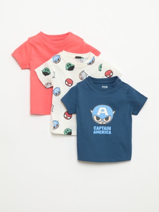 Set di 3 T-shirt 'Marvel' 'Avengers'