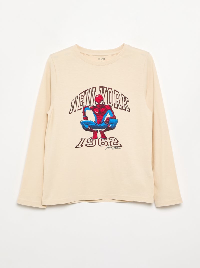 Set di 3 T-shirt "Marvel" "Spiderman" a maniche lunghe Rosso - Kiabi