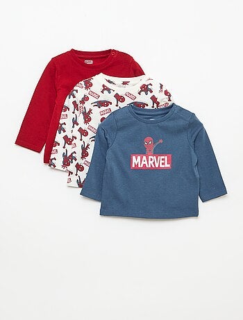 Set di 3 T-shirt 'Spiderman'