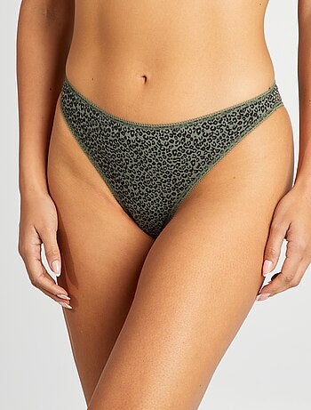 Set di 3 tanga in cotone
