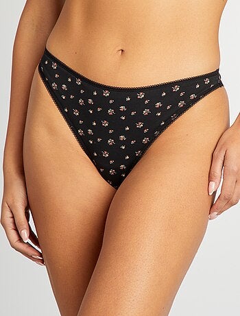 Set di 3 tanga in cotone