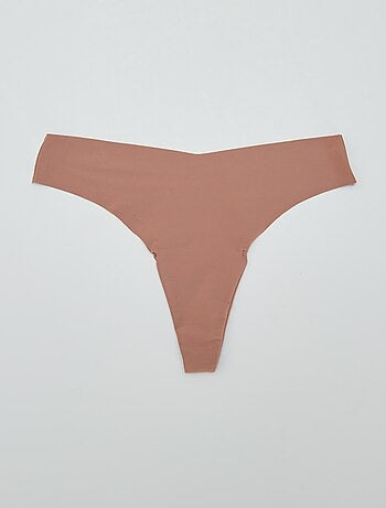 Set di 3 tanga invisibili