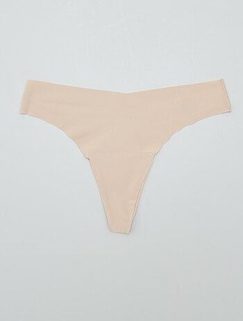 Set di 3 tanga invisibili