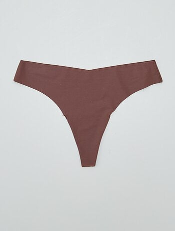 Set di 3 tanga invisibili