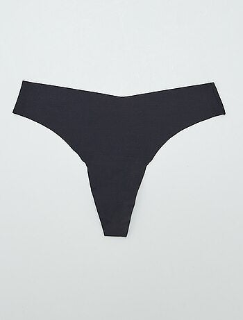 Set di 3 tanga invisibili