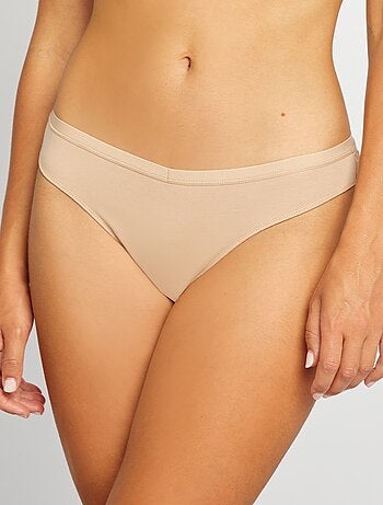 Set di 3 tanga premaman con pizzo