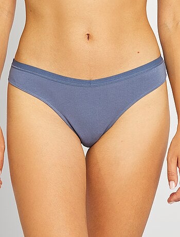 Set di 3 tanga premaman con pizzo