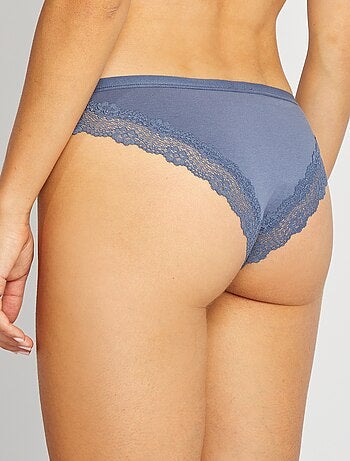 Set di 3 tanga premaman con pizzo
