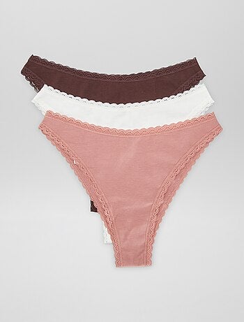 Set di 3 tanga