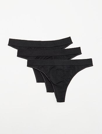 Set di 3 tanga senza cuciture