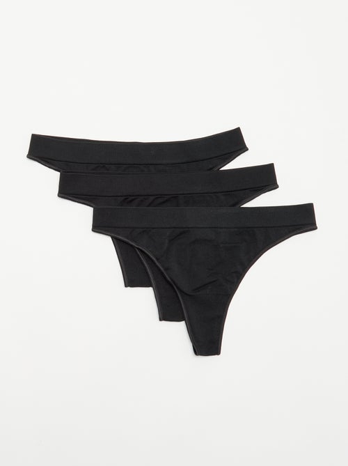 Set di 3 tanga senza cuciture - Kiabi Set di 3 tanga senza cuciture - Kiabi