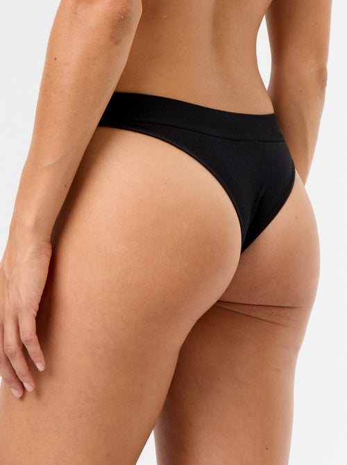 Set di 3 tanga senza cuciture - Kiabi