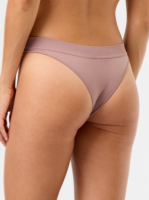 Set di 3 tanga senza cuciture - Kiabi