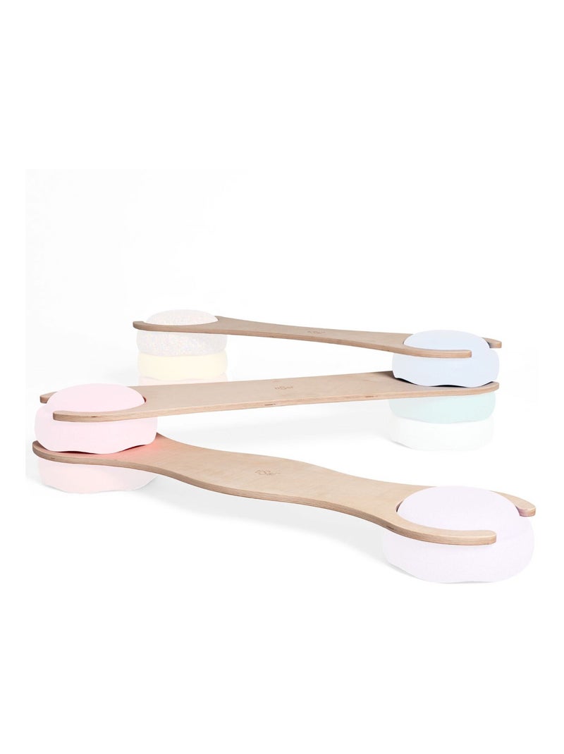 Set di 3 tavole in legno compatibili con stapelstein | Tissi Marrone - Kiabi