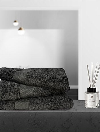 Set di 3 teli da bagno 70x130 cm 500 g/m² 100% cotone