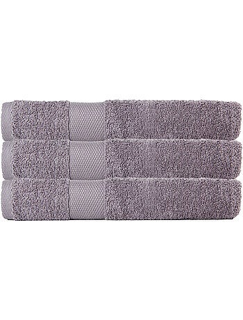 Set di 3 teli da bagno 70x130 cm 500 g/m² 100% cotone