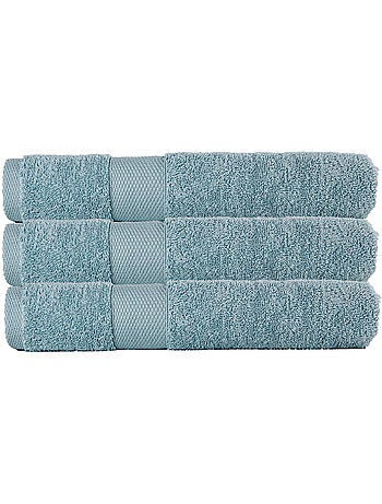 Set di 3 teli da bagno 70x130 cm 500 g/m² 100% cotone