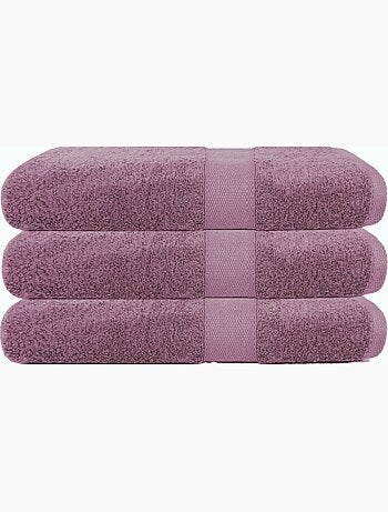Set di 3 teli da bagno grandi 100x150 cm 500 g/m² 100% cotone