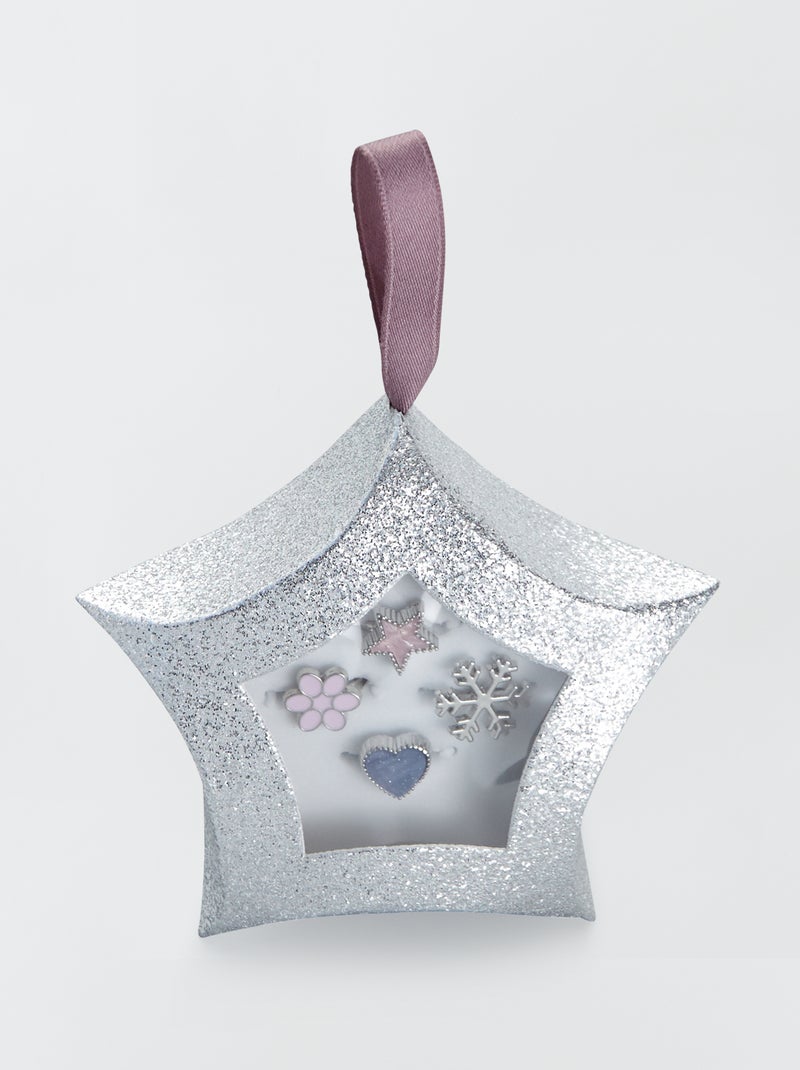 Set di 4 anelli multicolore - Kiabi