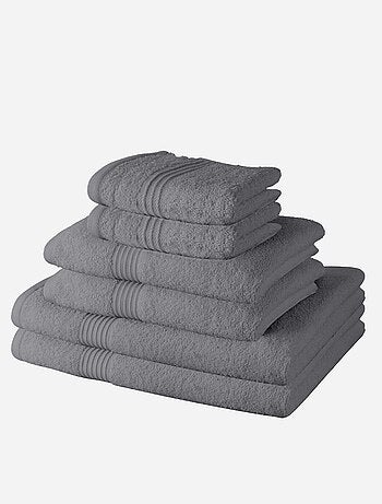 Set di 4 asciugamani e 2 teli da bagno - Kiabi