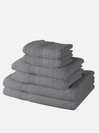 Set di 4 asciugamani e 2 teli da bagno