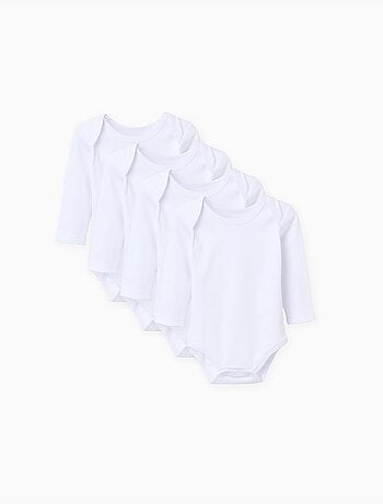 Set di 4 body in cotone con maniche americane