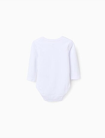 Set di 4 body in cotone con maniche americane