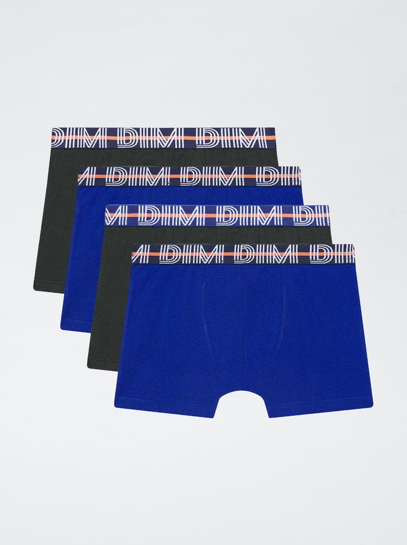 Set di 4 boxer 'Dim' Blu - Kiabi