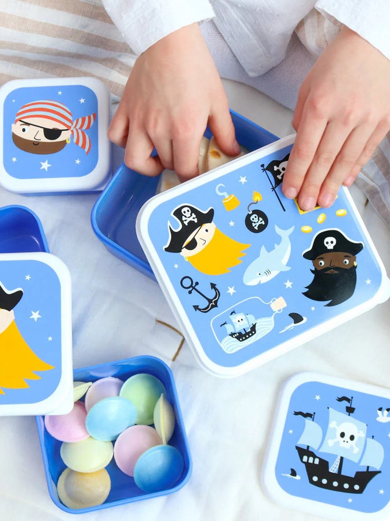 Set di 4 contenitori snack | a little lovely company | a little lovely company Blu - Kiabi