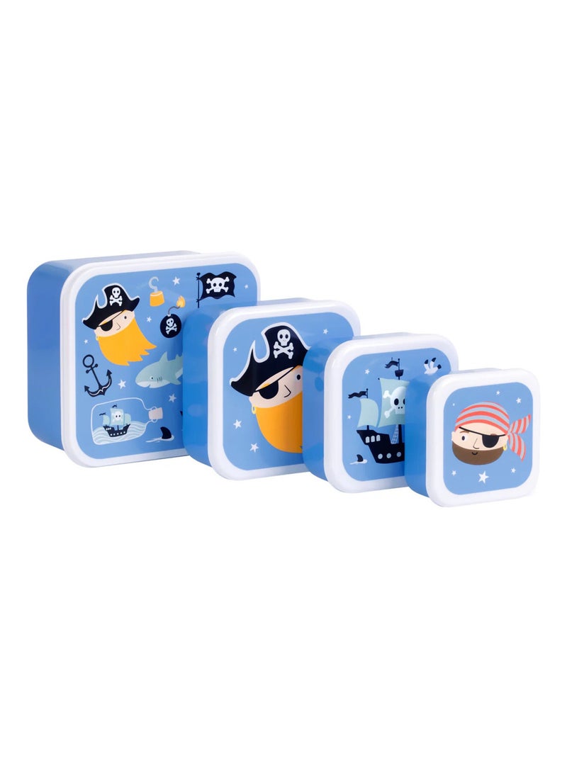 Set di 4 contenitori snack | a little lovely company | a little lovely company Blu - Kiabi