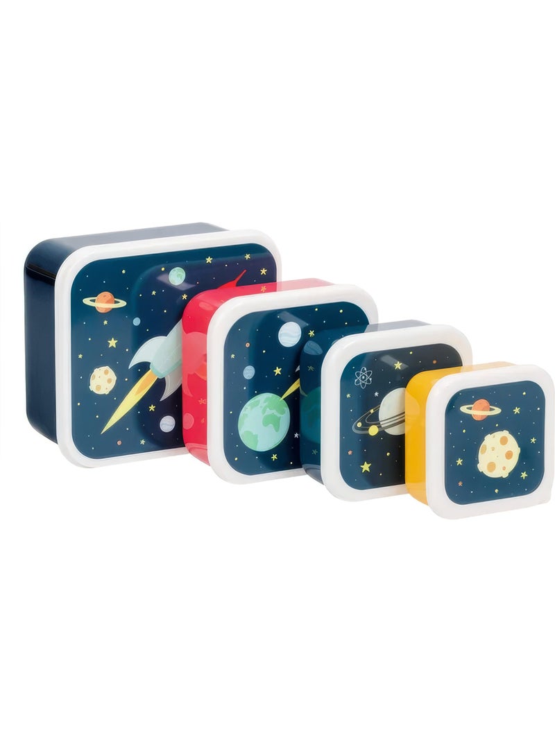Set di 4 contenitori snack | a little lovely company | a little lovely company Blu marino - Kiabi
