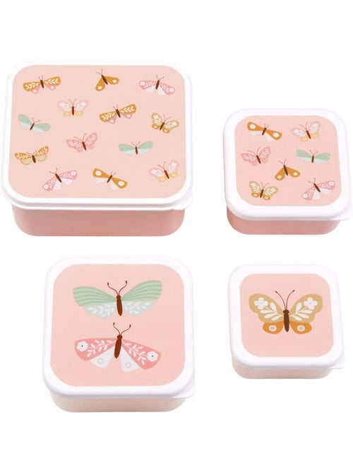Set di 4 contenitori snack | a little lovely company | a little lovely company - Kiabi Set di 4 contenitori snack | a little lovely company | a little lovely company - Kiabi