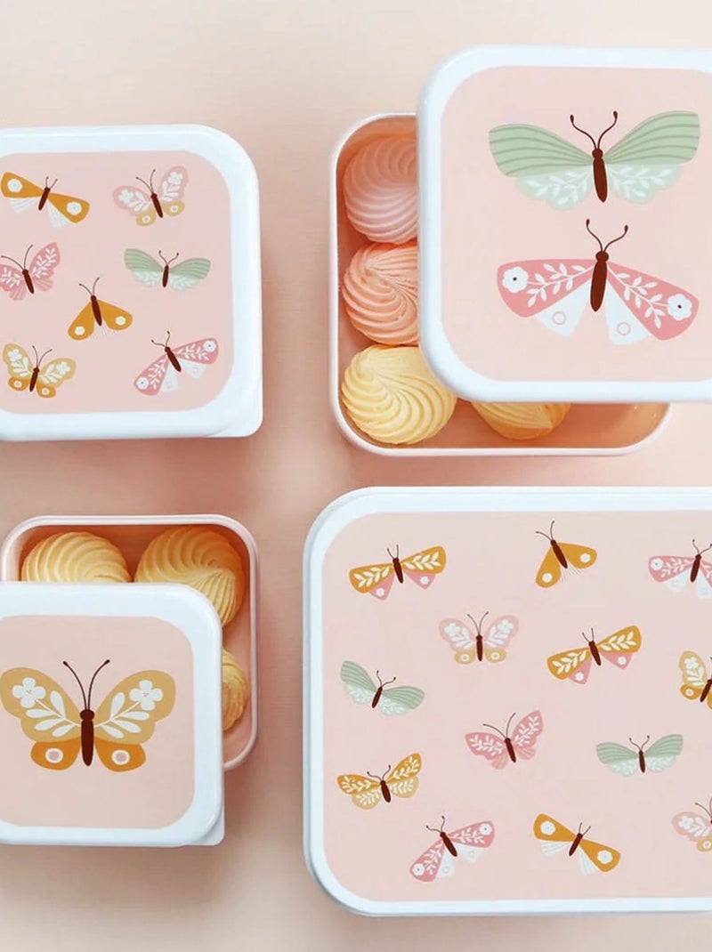 Set di 4 contenitori snack | a little lovely company | a little lovely company Rosa - Kiabi