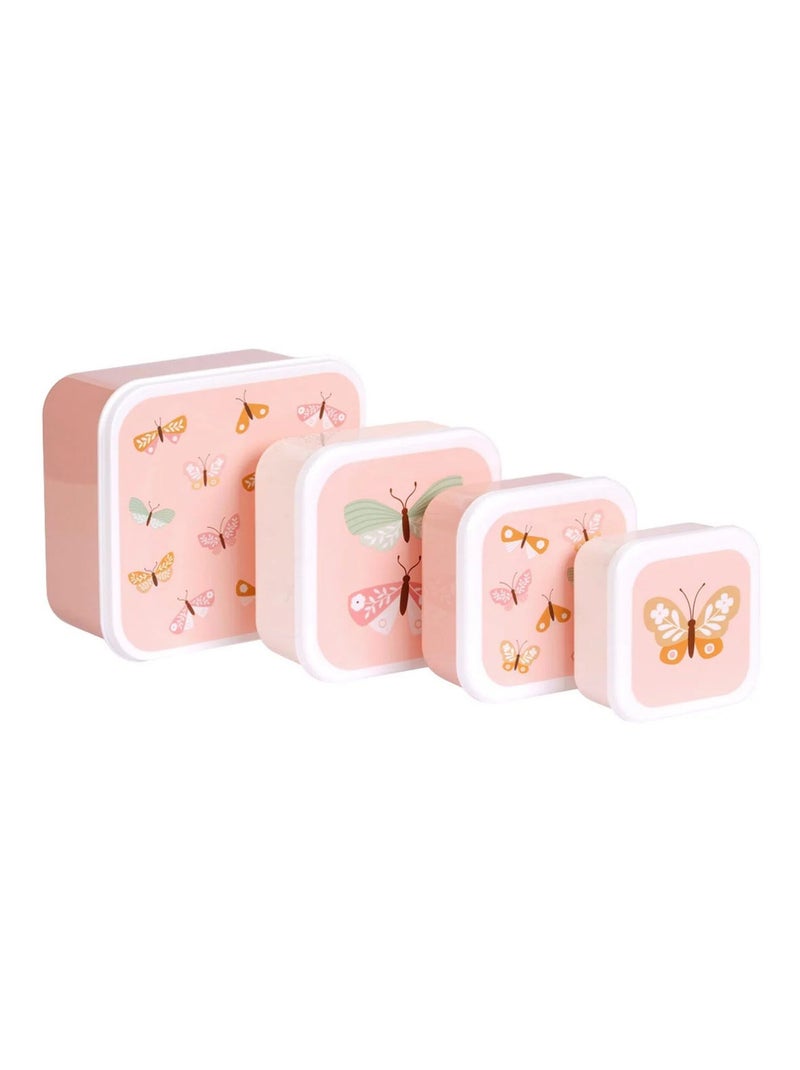 Set di 4 contenitori snack | a little lovely company | a little lovely company Rosa - Kiabi