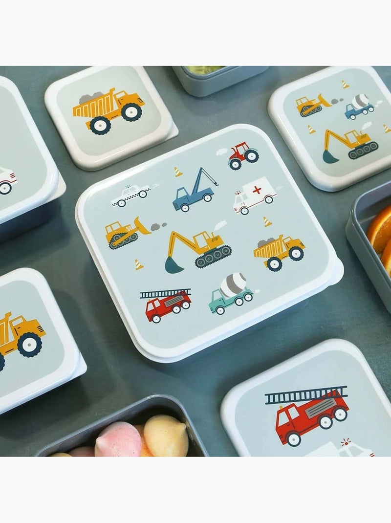 Set di 4 contenitori snack | A Little Lovely Company Grigio - Kiabi