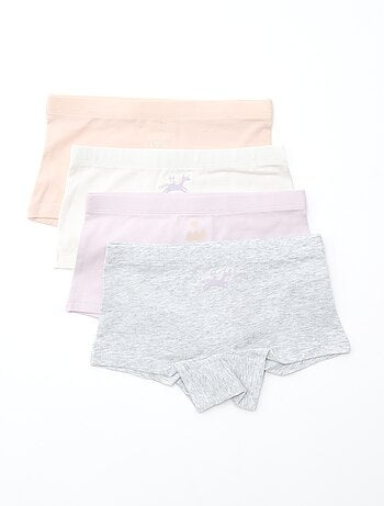 Set di 4 culotte con stampa 'frutti'